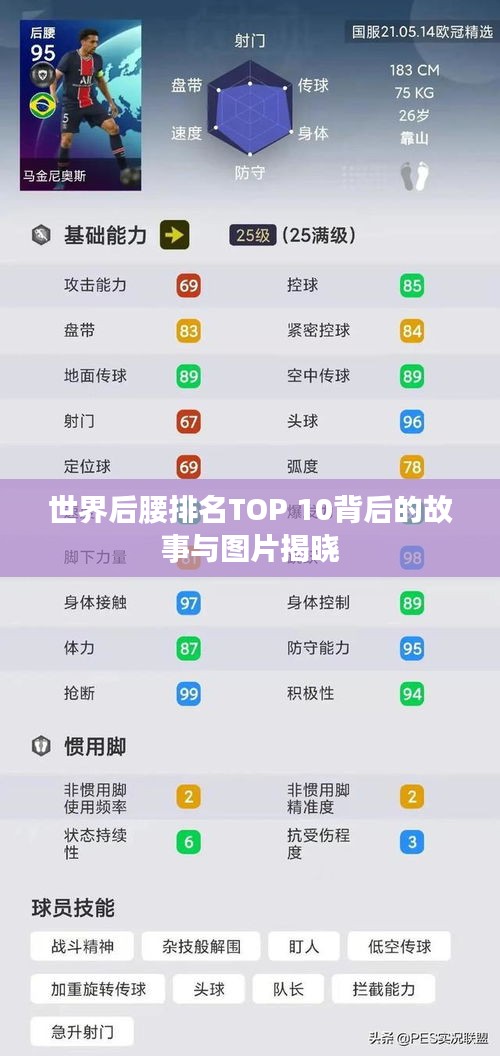 世界后腰排名TOP 10背后的故事與圖片揭曉