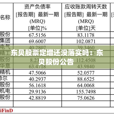 東貝股票定增還沒落實嗎：東貝股份公告 