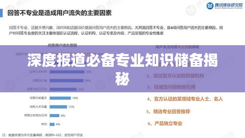 深度報道必備專業(yè)知識儲備揭秘