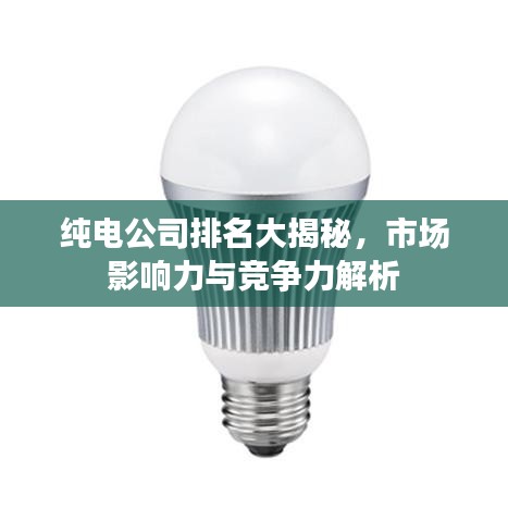 純電公司排名大揭秘，市場影響力與競爭力解析